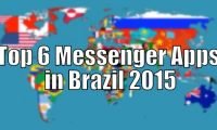 Top 6 Messenger Apps in Brazil 2015