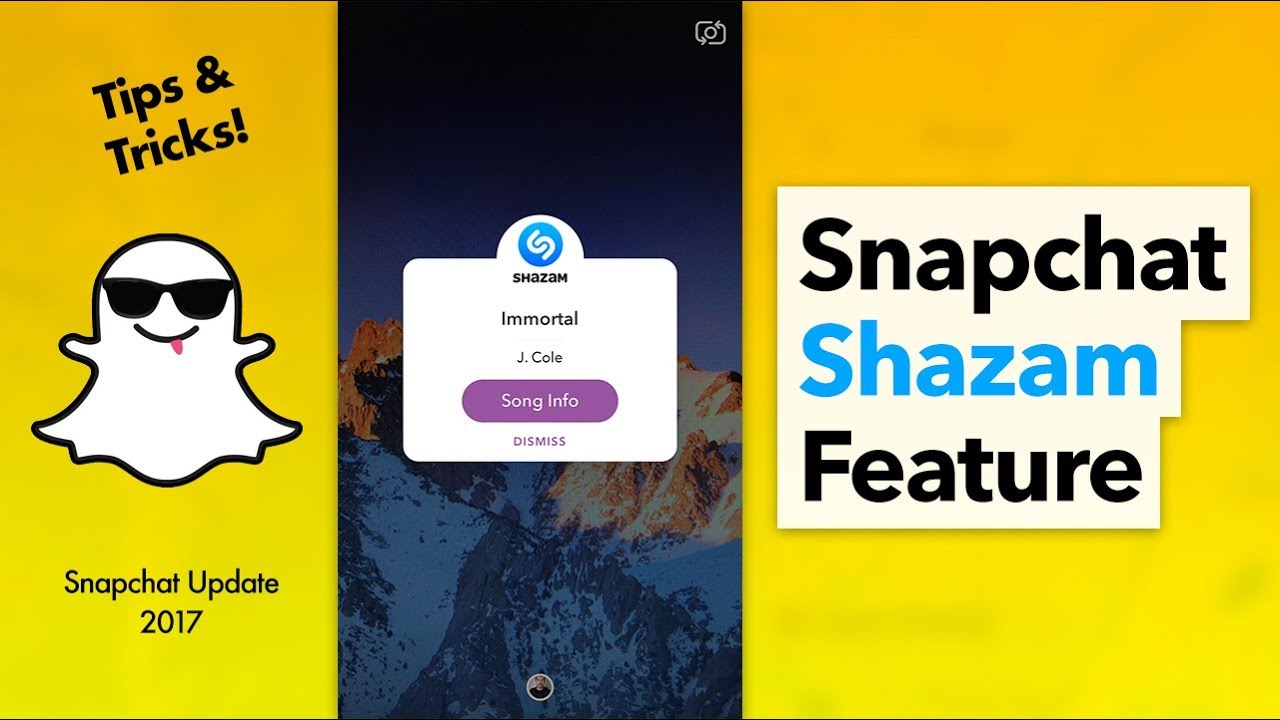 How to Discover Music On Snapchat with the Shazam Feature