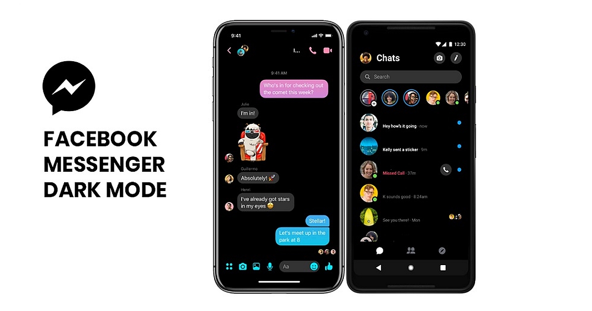 Facebook Messenger Sports The Famous Dark Mode